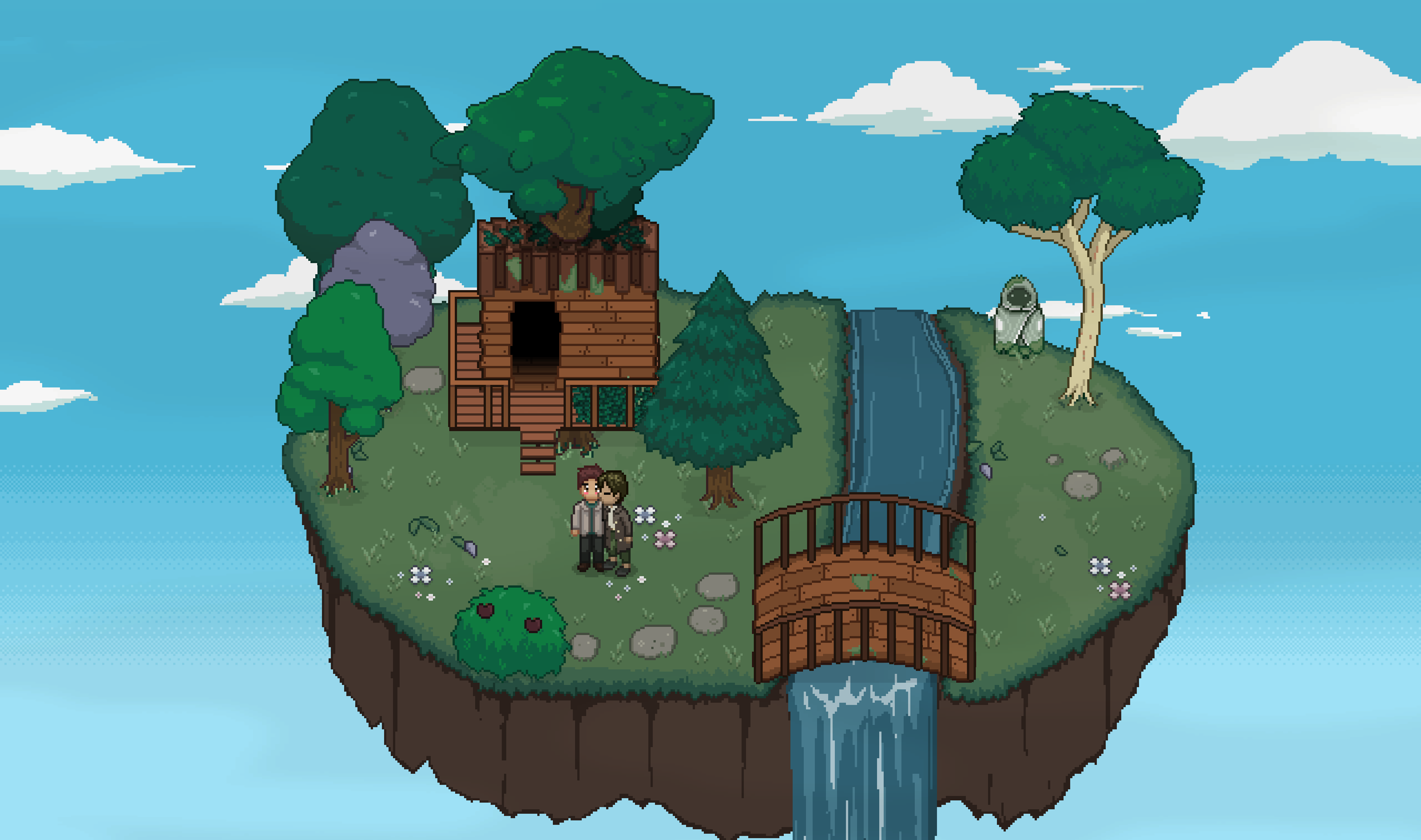 Newfound Courage background scene