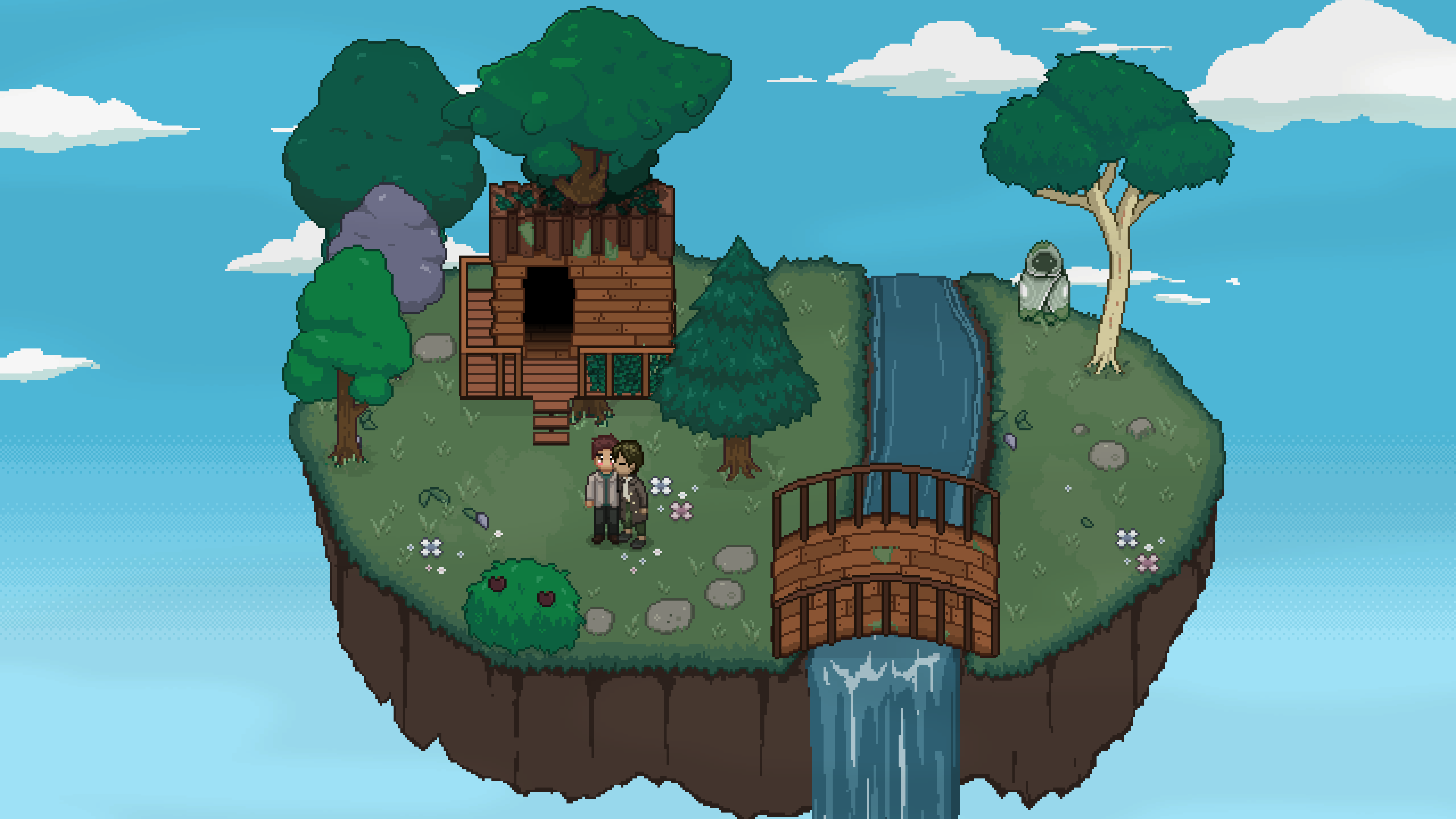Newfound Courage background scene